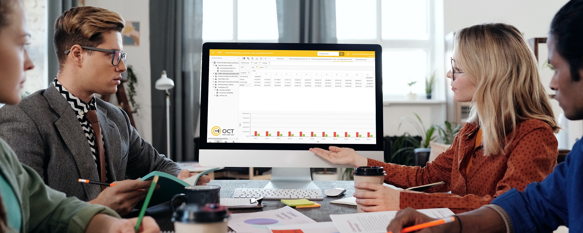 Zinsen und Darlehen immer im Blick mit OCT Darlehensplanung