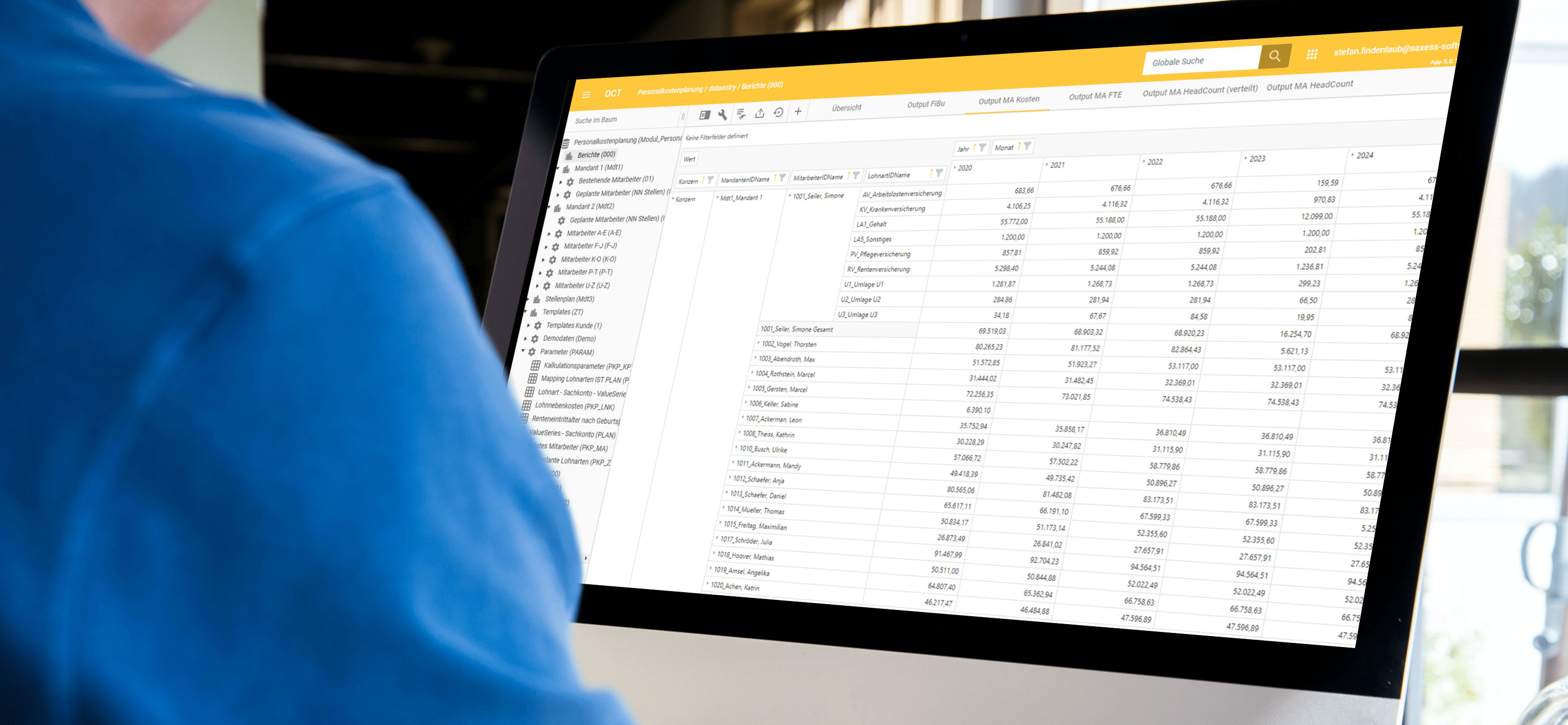 Nachhaltige, belastbare Personalkostenplanung im Browser - mit OCT